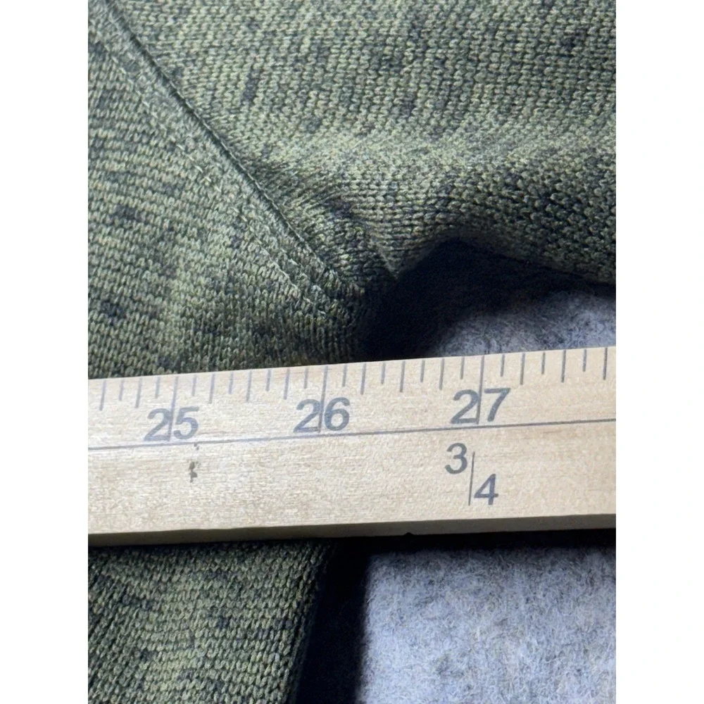 Victory Sportswear Fleece Pullover Mens XXL Olive Quarter Zip Long‎ Sleeve